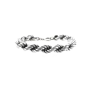 Image 1 of Silver Twisted Link Bracelet