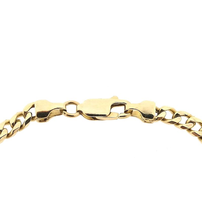 Image 10 of Gold gourmet link bracelet | 20 cm