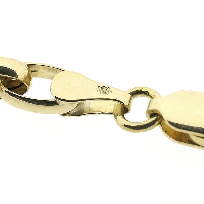 Image 4 of Gold anchor link chain | 45 cm