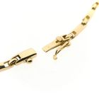 Image 6 of Gold Bar Link Necklace with Zirconia