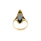 Afbeelding 4 van Gouden ring met hematiet