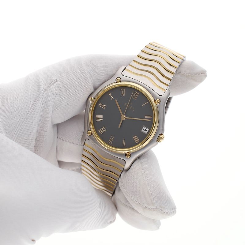 Image 7 of Ebel Classic Wave 1187141; 18k gold/steel watch