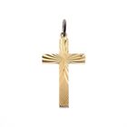 Image 1 of Gold pendant of a cross