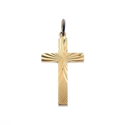 Image 1 of Gold pendant of a cross