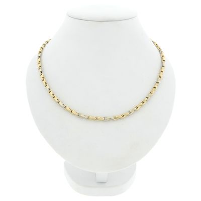 Image 1 of Two-tone gold fantasy link necklace