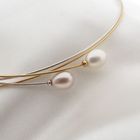 Image 5 of 18K Two-tone gold necklace with pearls | 40.0 cm