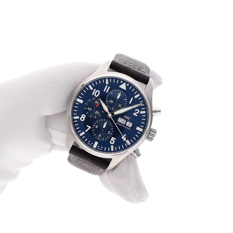 Image 7 of IWC 'Le Petit Prince' Pilot's IW377714; Chronograph men's watch