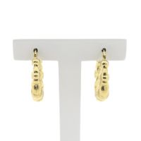 Arpas gold earrings with hearts; Ø 25.0 mm