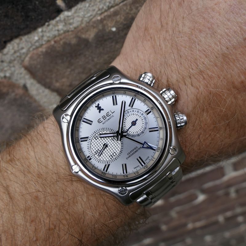 Image 14 of Ebel 1911 BTR Manufacture Chronograph; Automatic watch with GMT