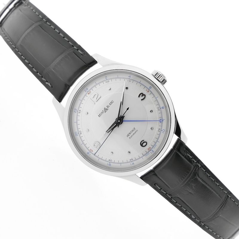 Image 11 of Montblanc Heritage GMT; Automatic men's watch with second time zone