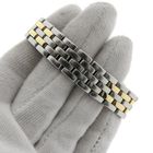 Image 11 of Cartier Panthère '2 Row'; Midsize gold/steel women's watch