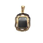 Image 8 of Vintage gold pendant with hematite