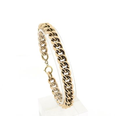 Image 1 of Rose gold gourmet link bracelet