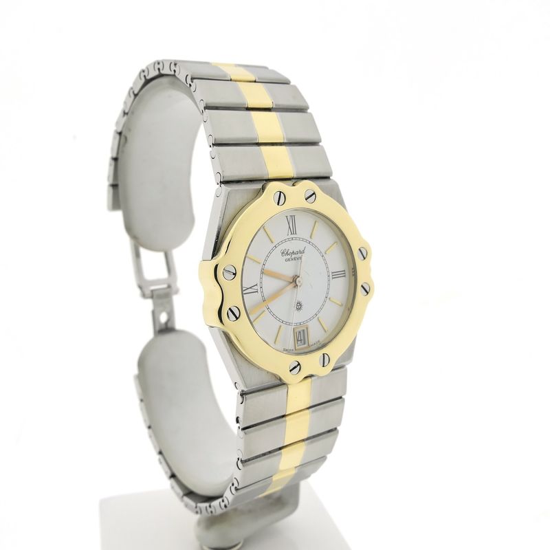 Image 19 of Chopard St. Moritz 8023; 18k gold/steel watch