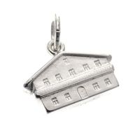 Silver pendant; Building