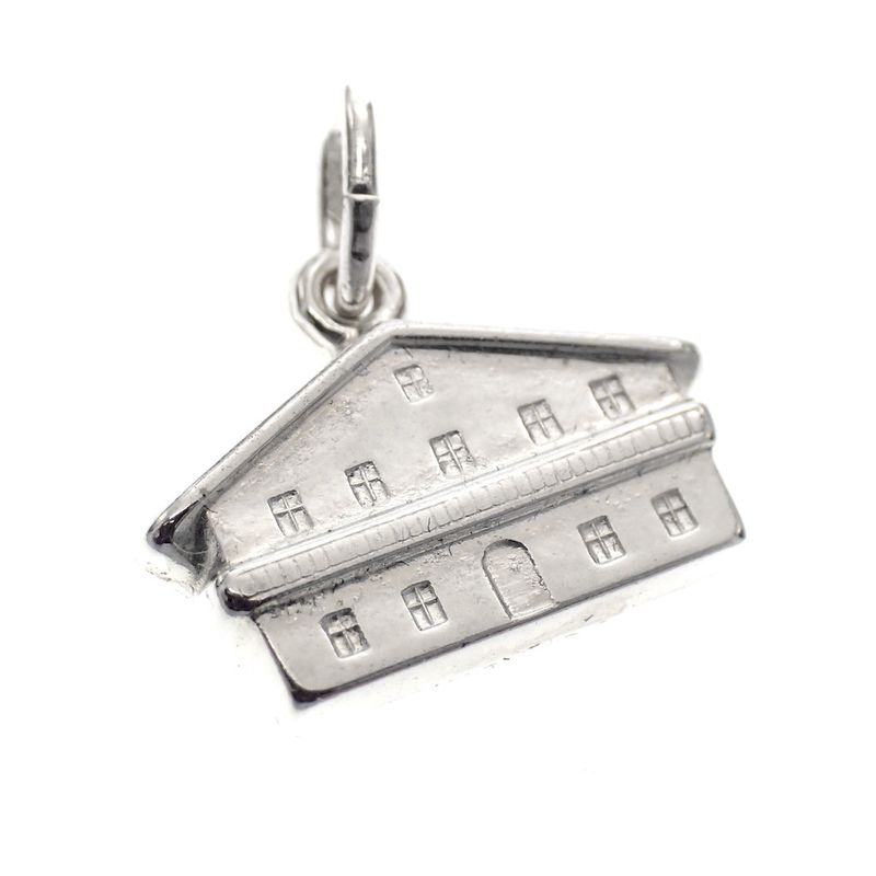 Image 1 of Silver pendant; Building