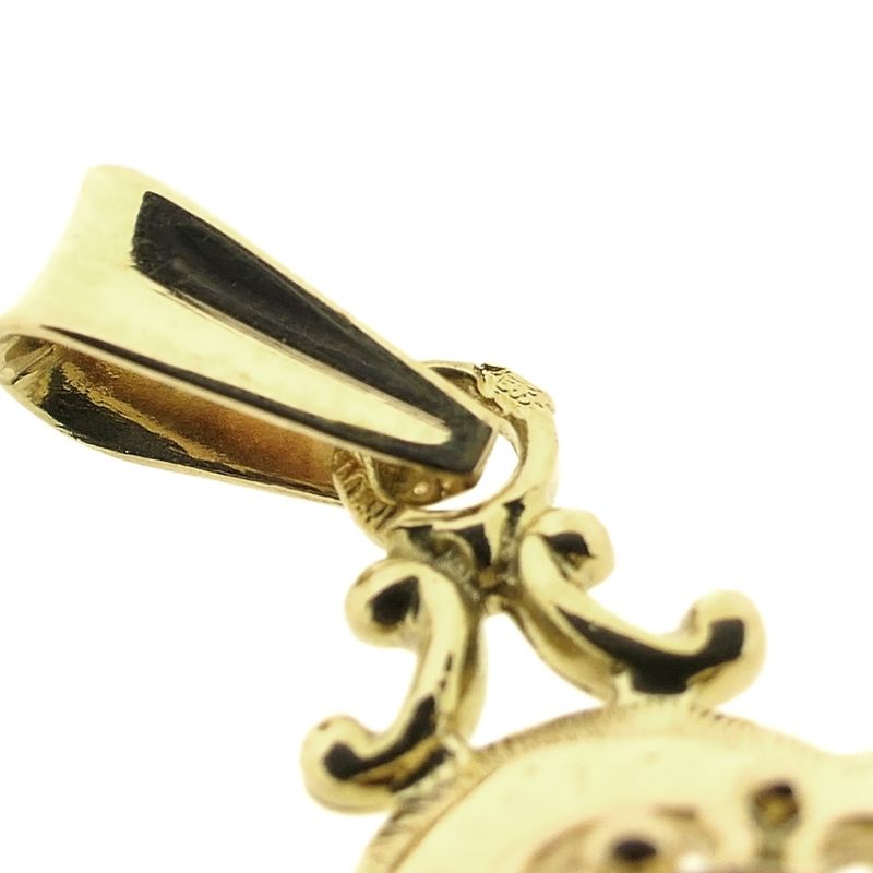 Image 7 of Gold pendant with carnelian | Vintage