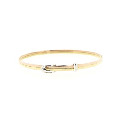 Image 1 of Tricolor gold slave bracelet; Cetaş | Ø 65mm