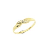 Gold ring with diamond | 0.005 ct.