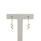 Image 1 of Gold earrings with zirconia