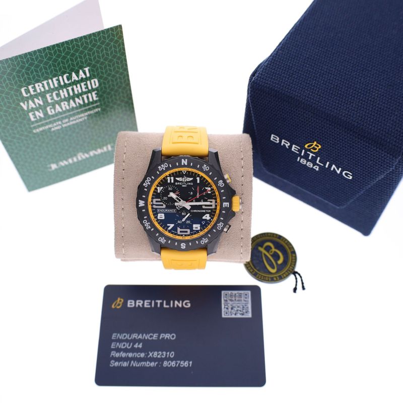 Image 2 of Breitling Endurance Pro 'Yellow' X82310; Men's Chronograph Watch