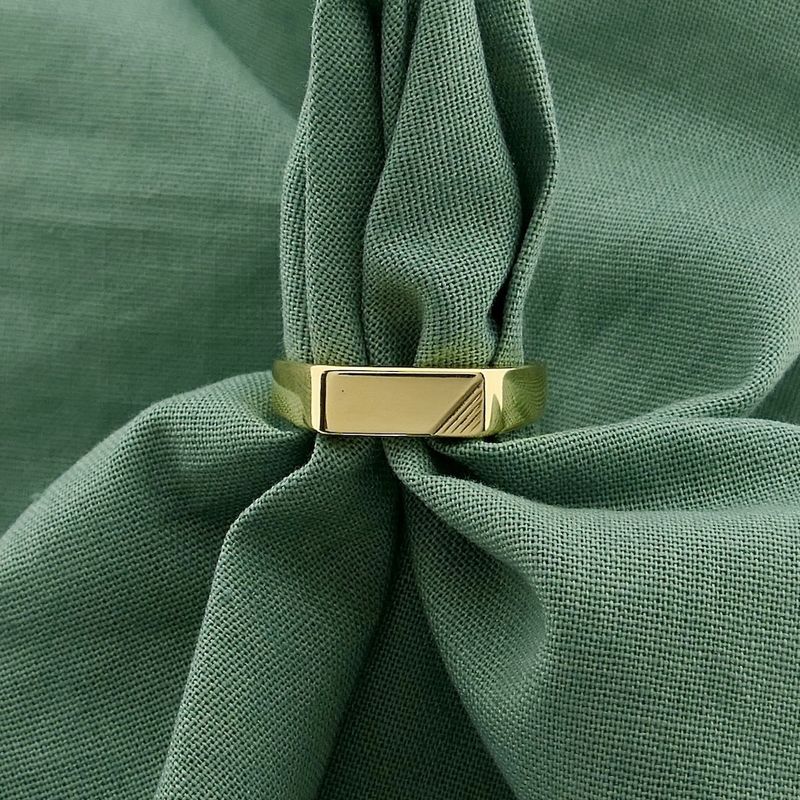 Image 2 of Vintage gold signet ring | Men