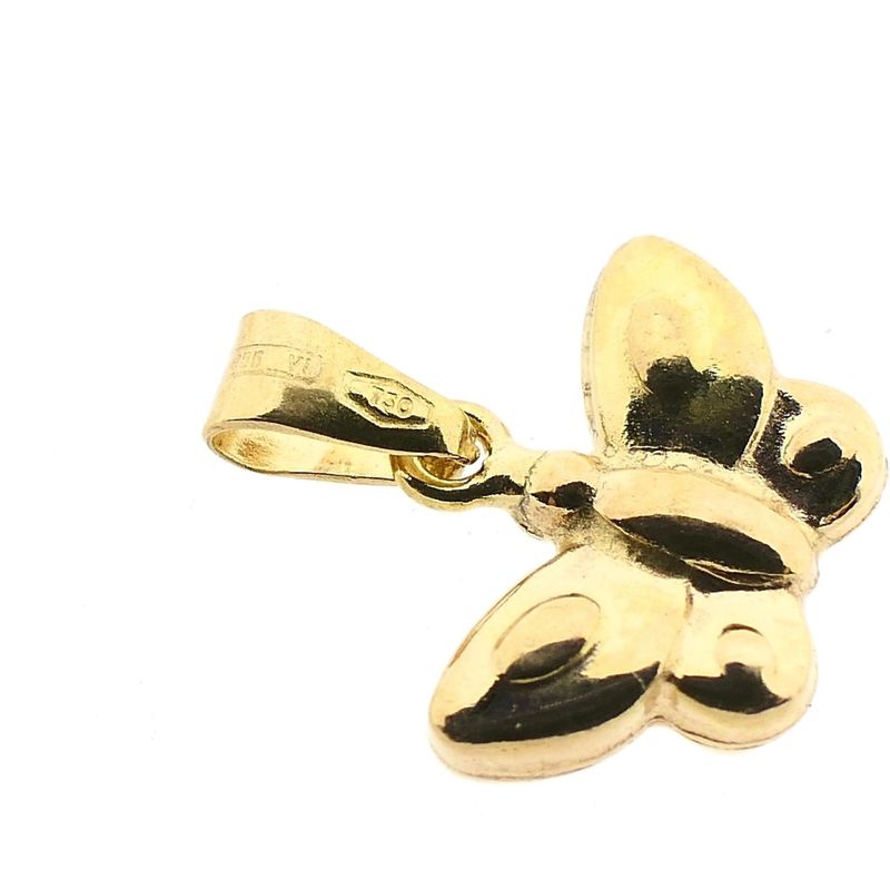 Image 6 of 18K Gold Butterfly Pendant
