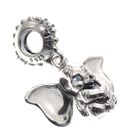 Image 1 of Pandora charm; Silver; Disney, Hanging Dumbo
