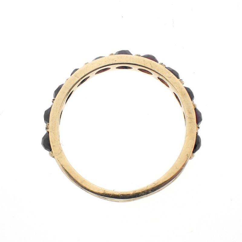 Image 8 of 8-karat ring with garnet stones | Vintage