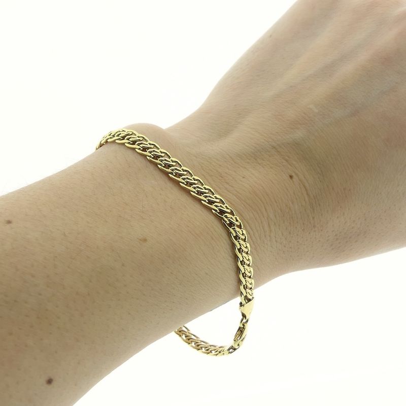 Image 7 of Golden fantasy link bracelet | 19.5 cm
