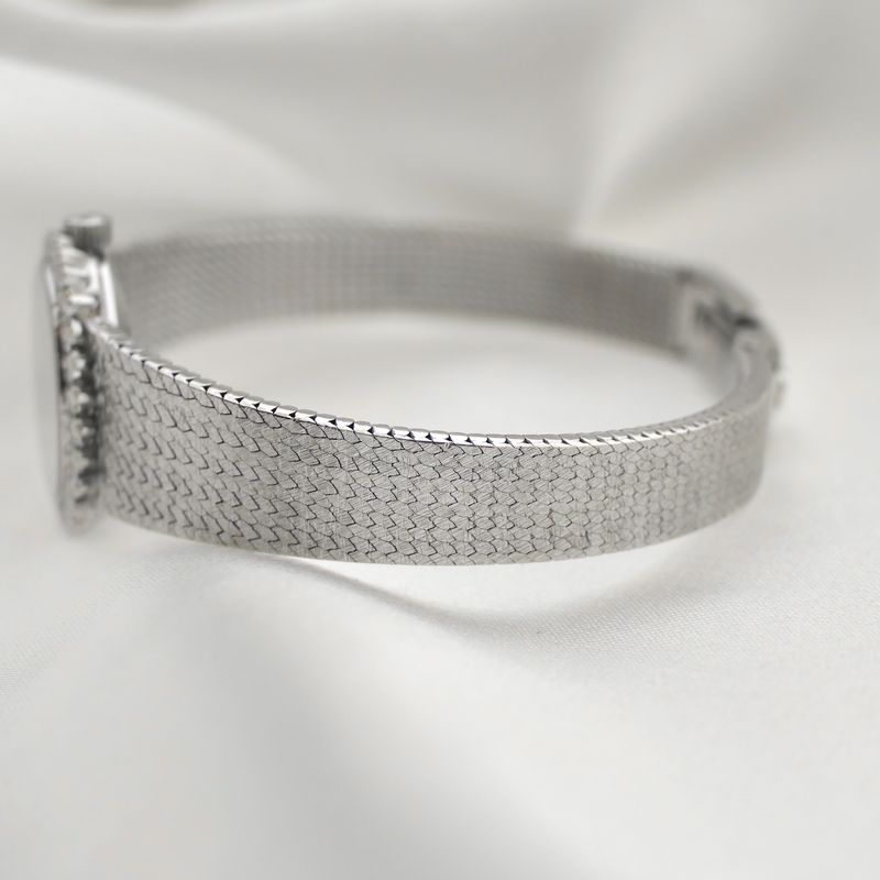 Image 11 of Omega De Ville 'Cocktail Watch'; 18k white gold women's watch with diamonds