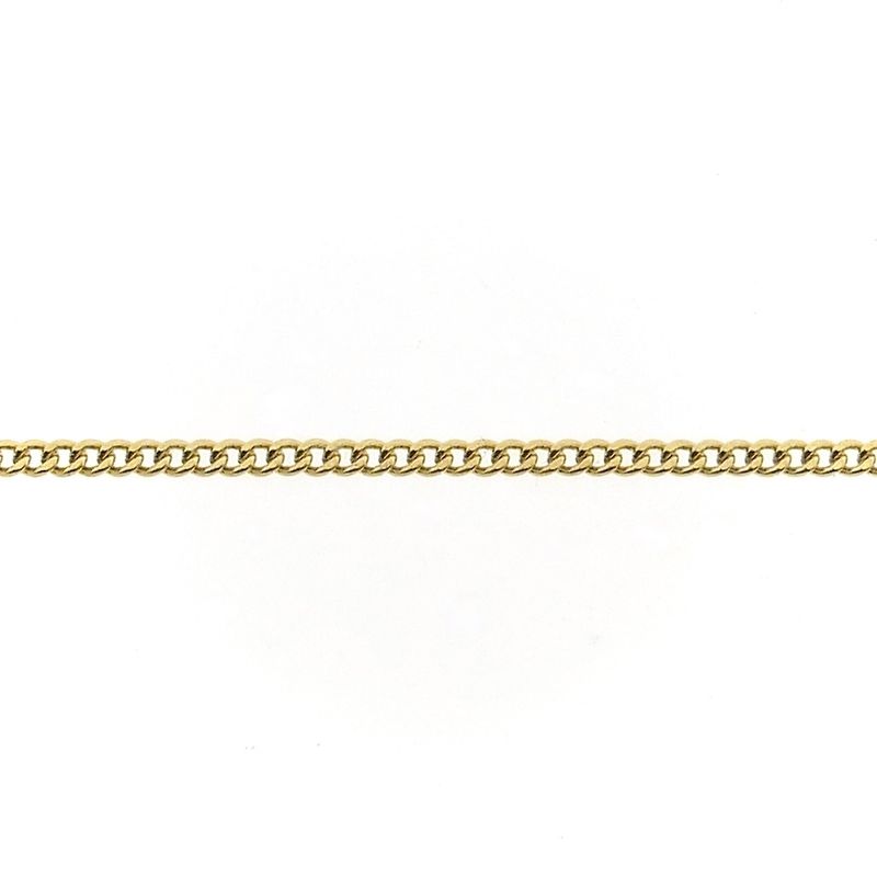 Image 5 of Gold gourmet link chain | 41.5 cm