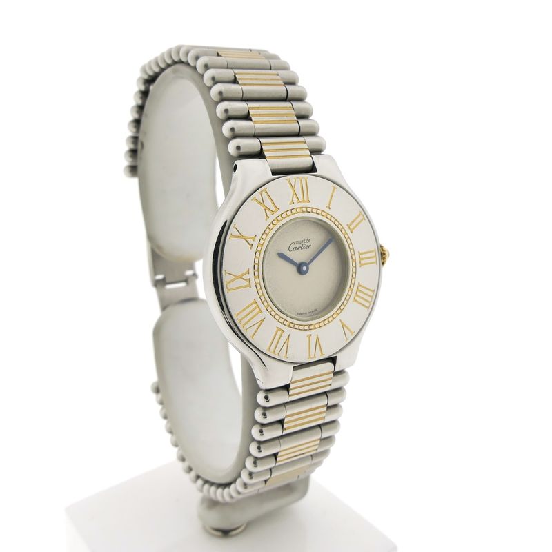 Image 3 of Cartier 'Must de Cartier 21' 9010; Bicolor dames horloge