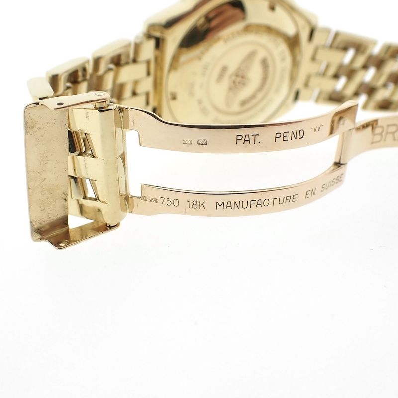 Image 13 of Breitling Chronomat; Exclusive 18k gold watch