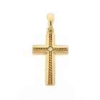 Image 1 of Gold cross with zirconia