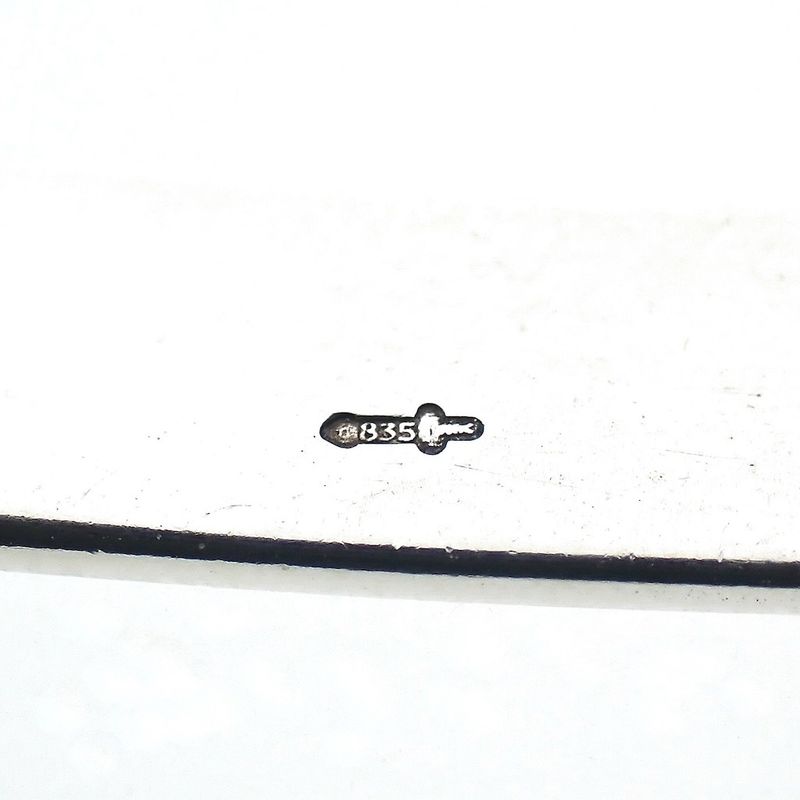 Image 4 of Silver anchor bracelet with engraving plate | 18 cm