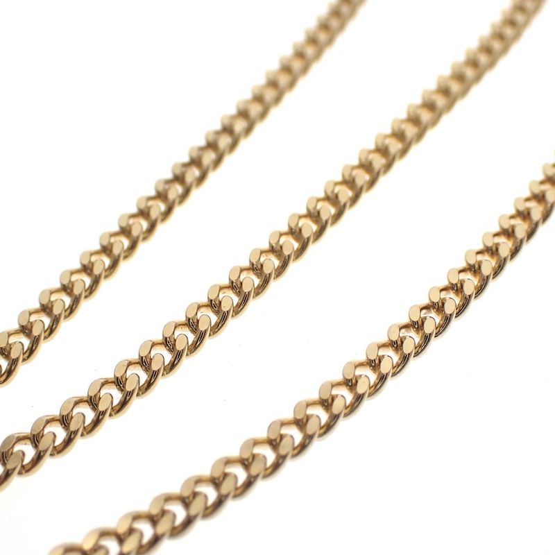 Image 4 of Gold gourmet link chain | 50 cm