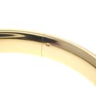 Image 3 of Gold smooth slave bracelet | Ø 62 mm