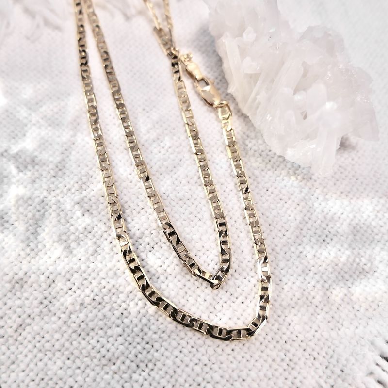 Image 2 of Gold navy link chain