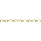 Image 5 of Gold jasseron link necklace | 42 cm