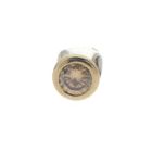 Image 5 of Pandora charm with pendant; Silver with gold; Golden Circle