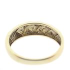 Image 7 of Gold ring with diamonds; 0.045 ct.