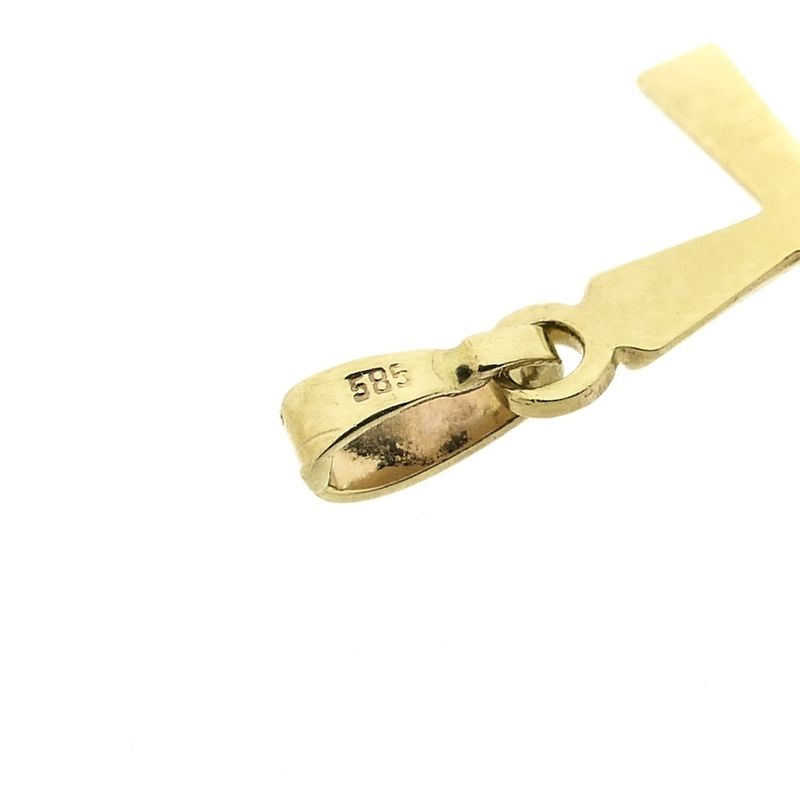 Image 9 of Gold pendant of a cross with corpus