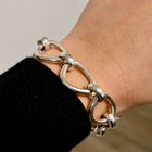 Image 10 of Silver fantasy link bracelet