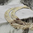 Image 5 of Two-tone gold panther link necklace | 45 cm