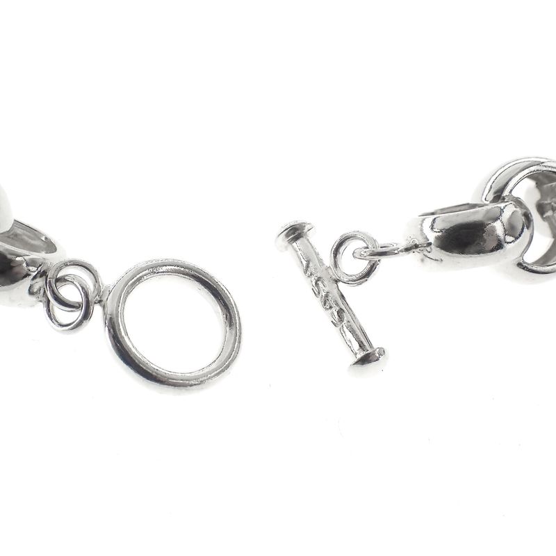 Image 6 of Silver robust jasseron necklace | 45 cm