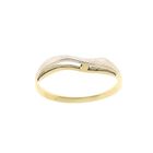 Image 4 of Bicolor Gold Ring with Zirconia