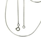 Image 1 of White gold Venetian necklace | 39.5 cm