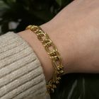 Image 10 of Gold flat Prince of Wales bracelet