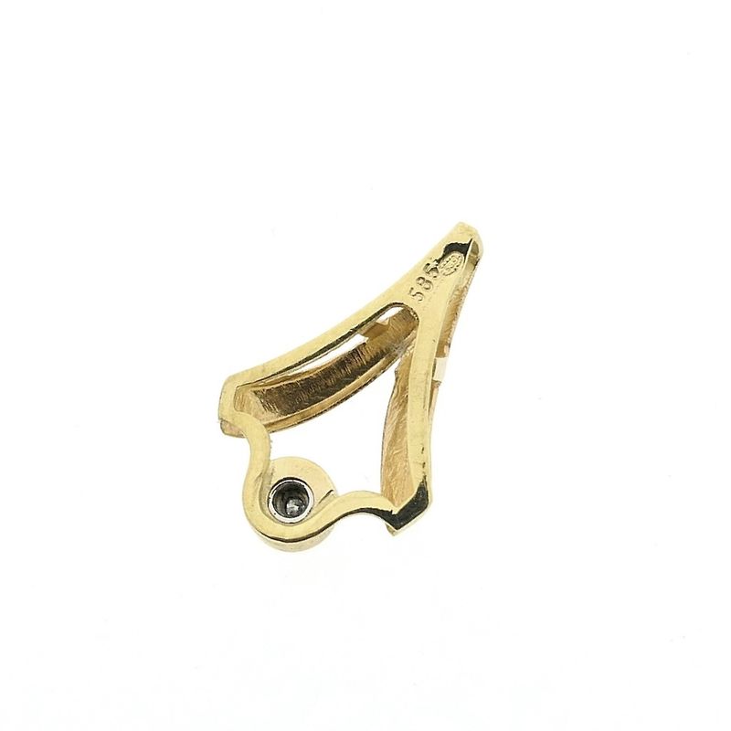 Image 5 of Gold pendant with diamond | 0.005 ct.